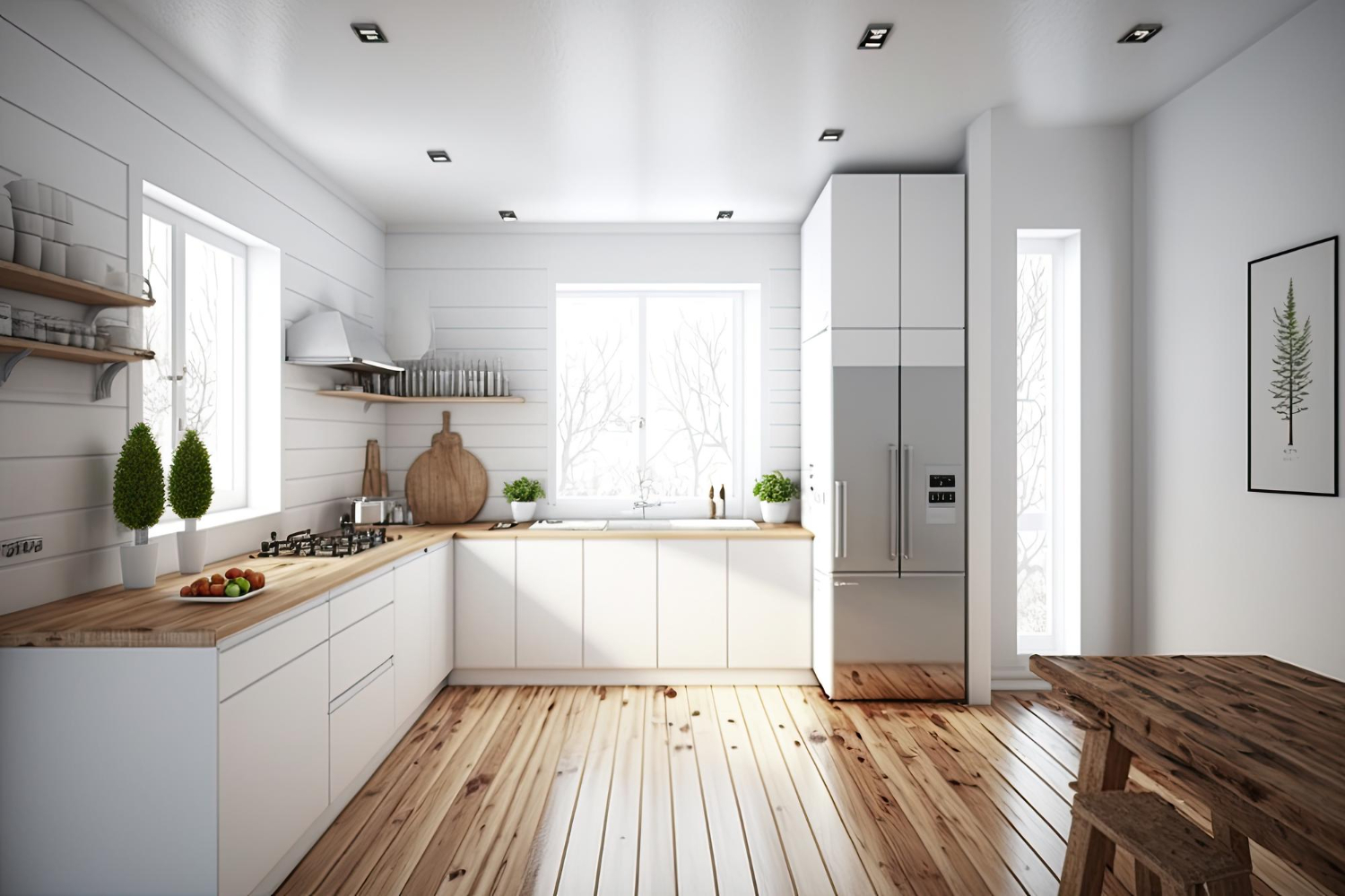 new kitchen paint job with EB