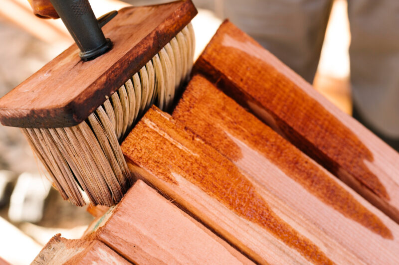 wood conditioning staining painting