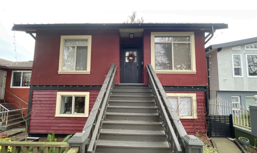 polished exterior home paint job – before polished exterior home paint job before