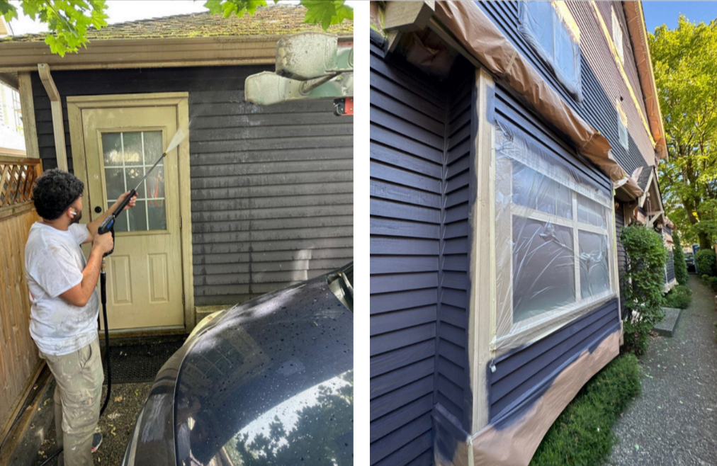 exterior strata repaint during 2 exterior strata repaint during
