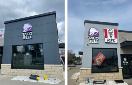 KFC Taco Bell A Vibrant Commercial Painting Project That Reinforces Brand Identity AM ()