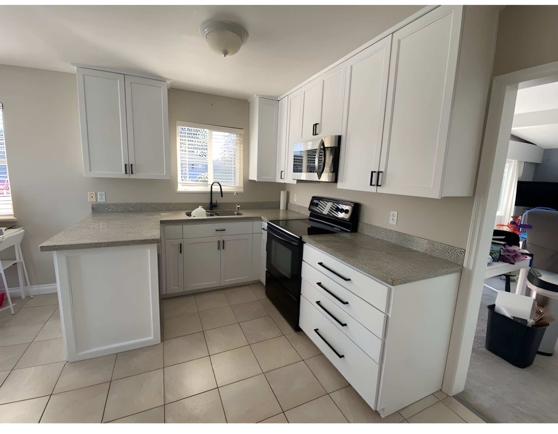 After cabinet repaint in Burnaby