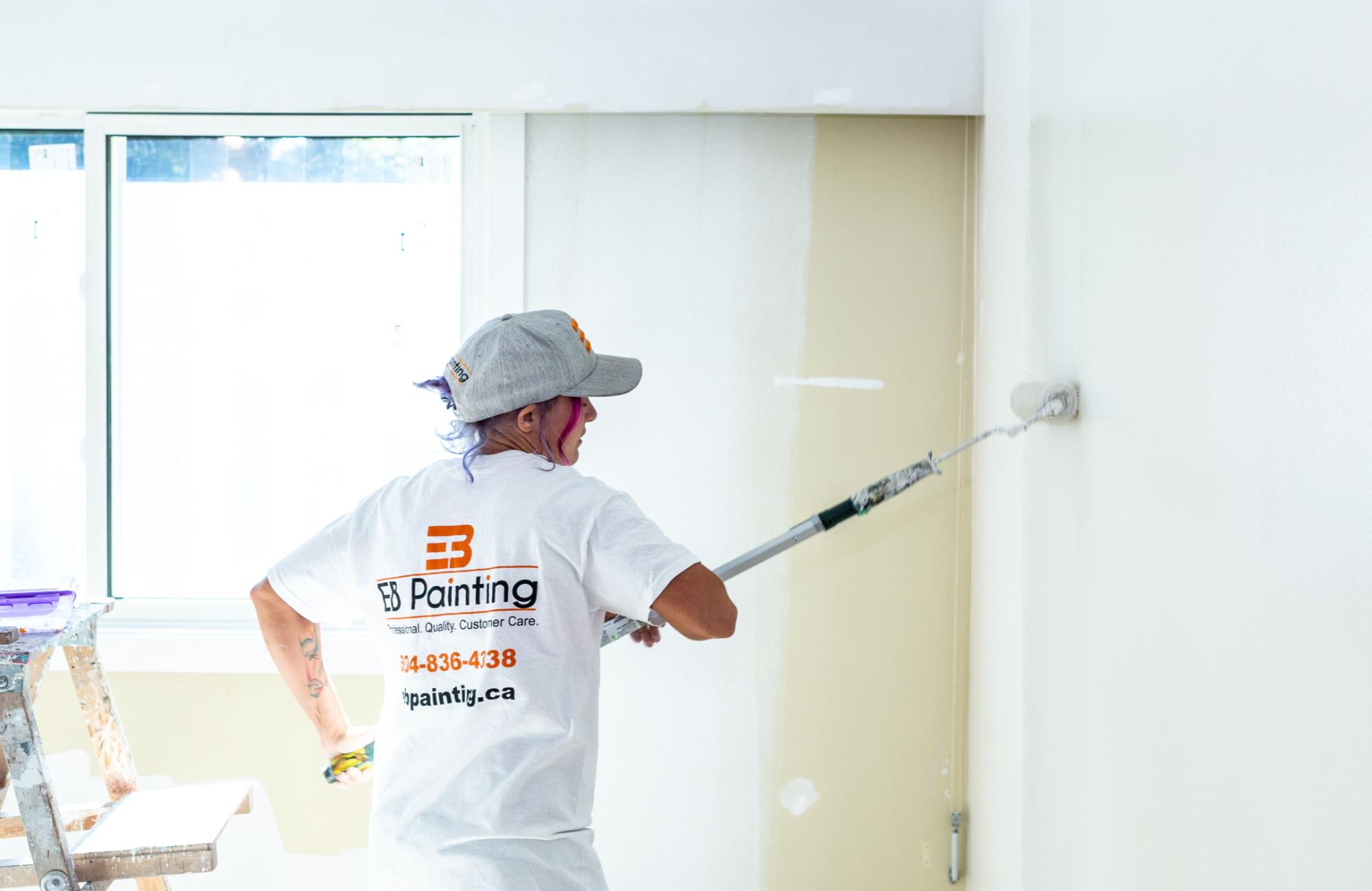 Painting interior of Vancouver special home