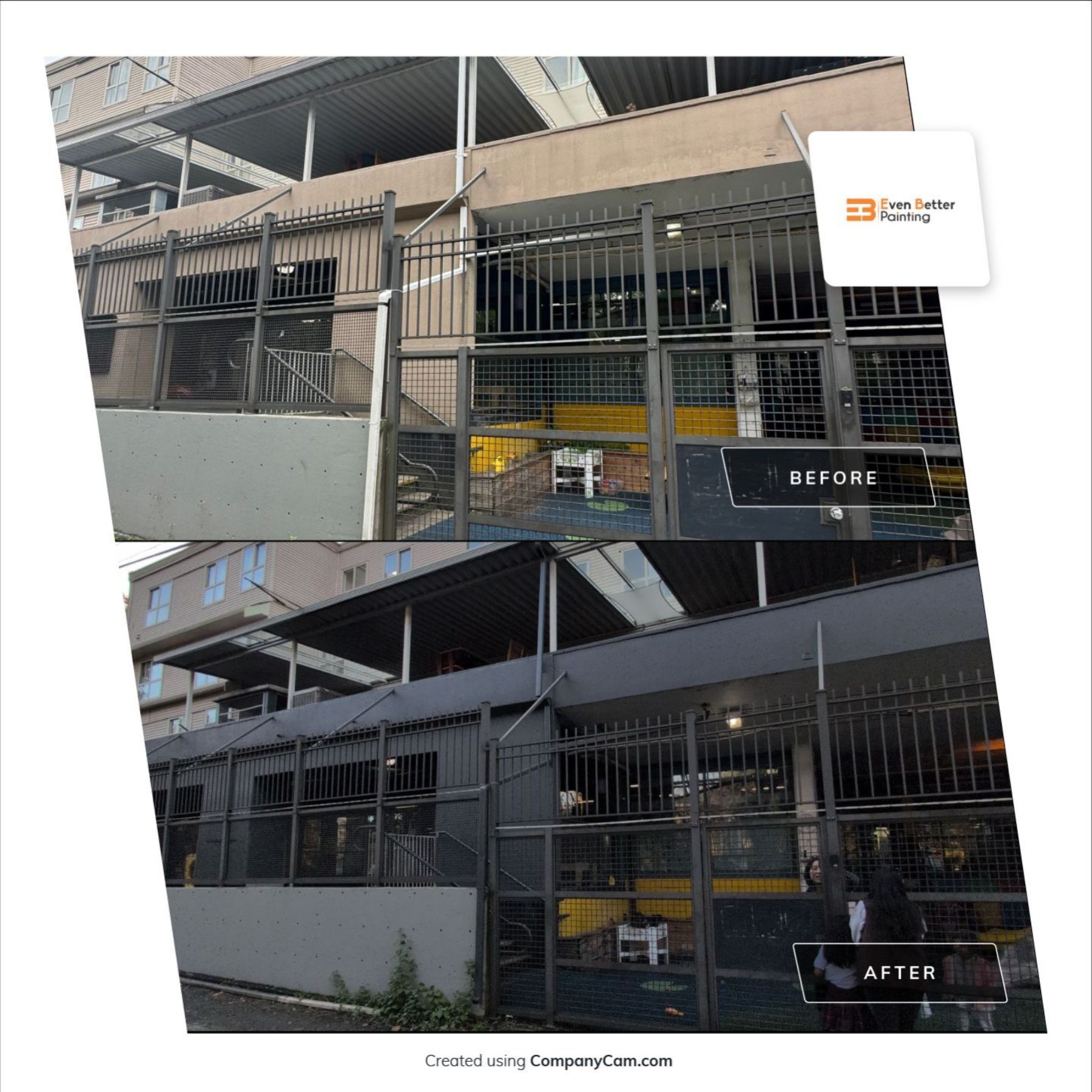 Commercial Exterior Paint Transformation for a Multi Level Property (2) Commercial Exterior Paint Transformation for a Multi Level Property ()