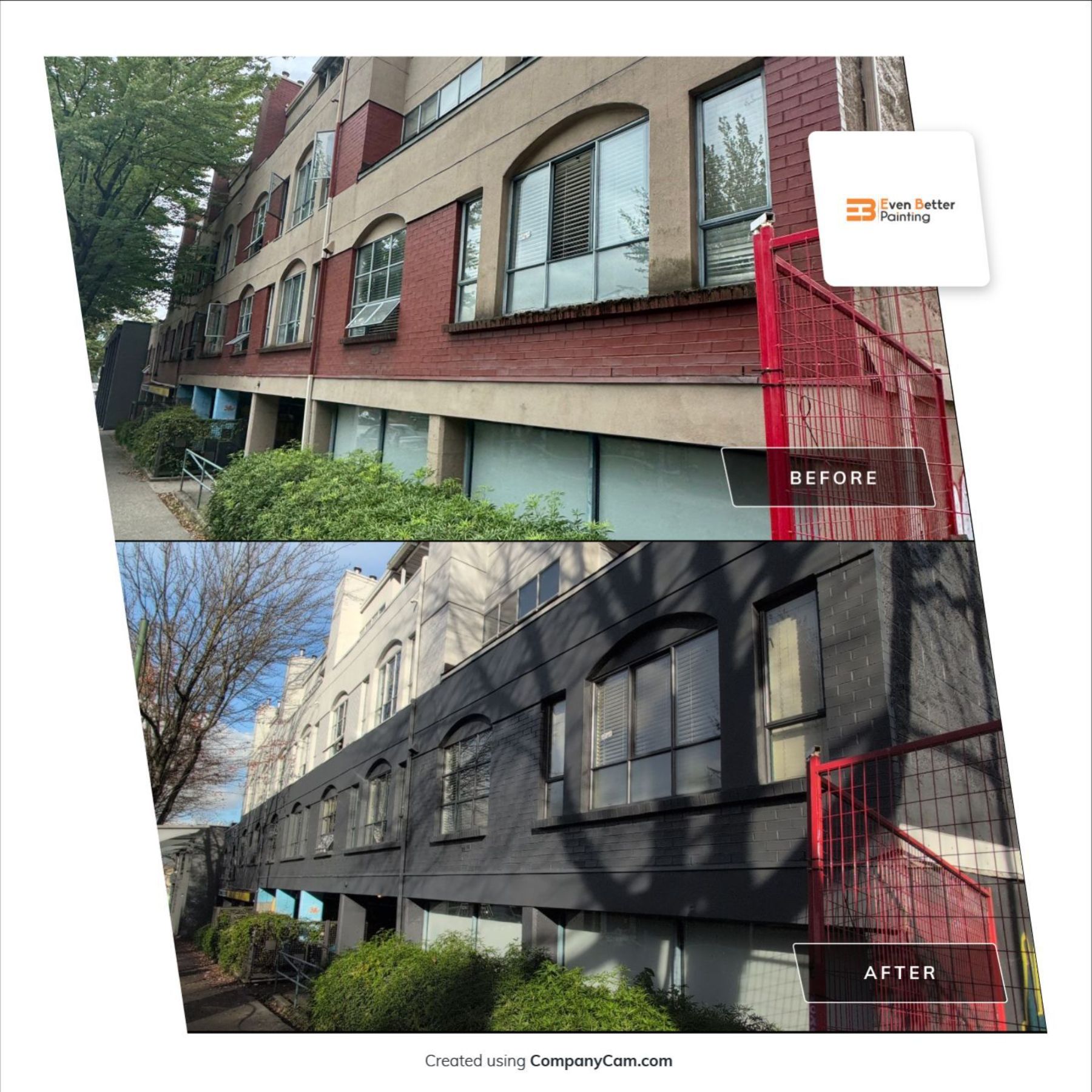 Commercial Exterior Paint Transformation for a Multi Level Property (3) Commercial Exterior Paint Transformation for a Multi Level Property ()
