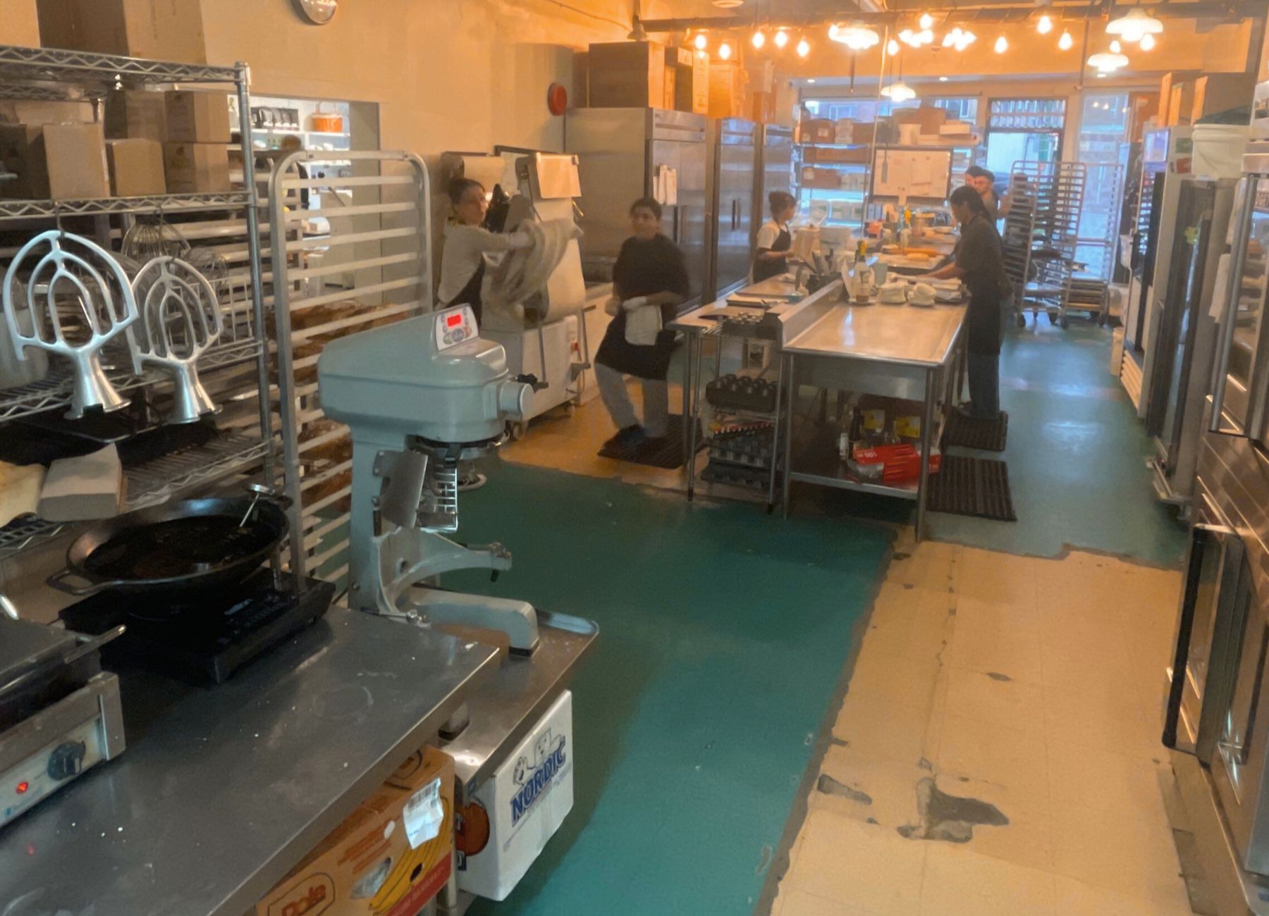 Commercial Kitchen Floor Restoration BEFORE Commercial Kitchen Floor Restoration BEFORE