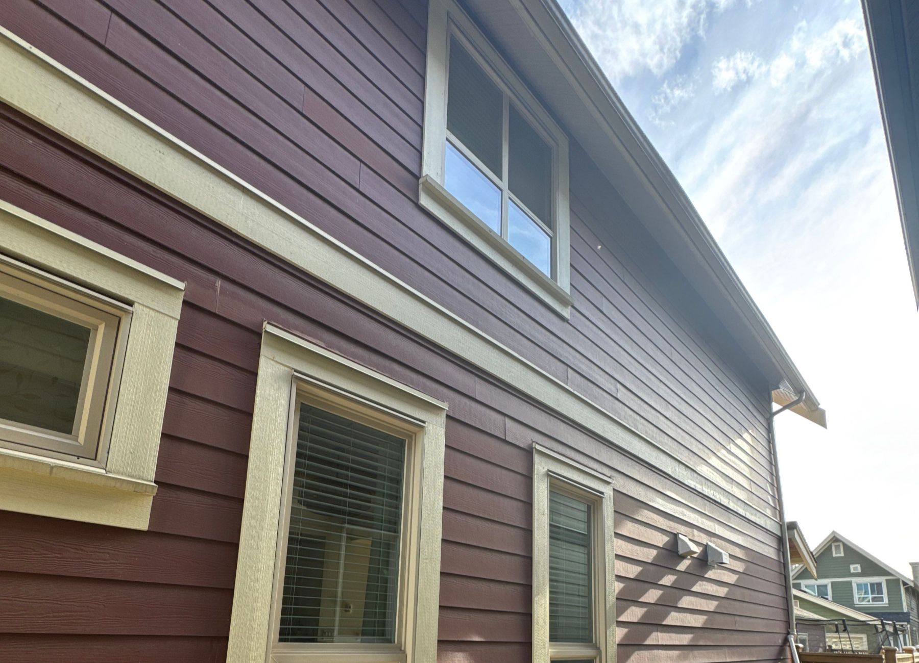bringing exterior back in faded home