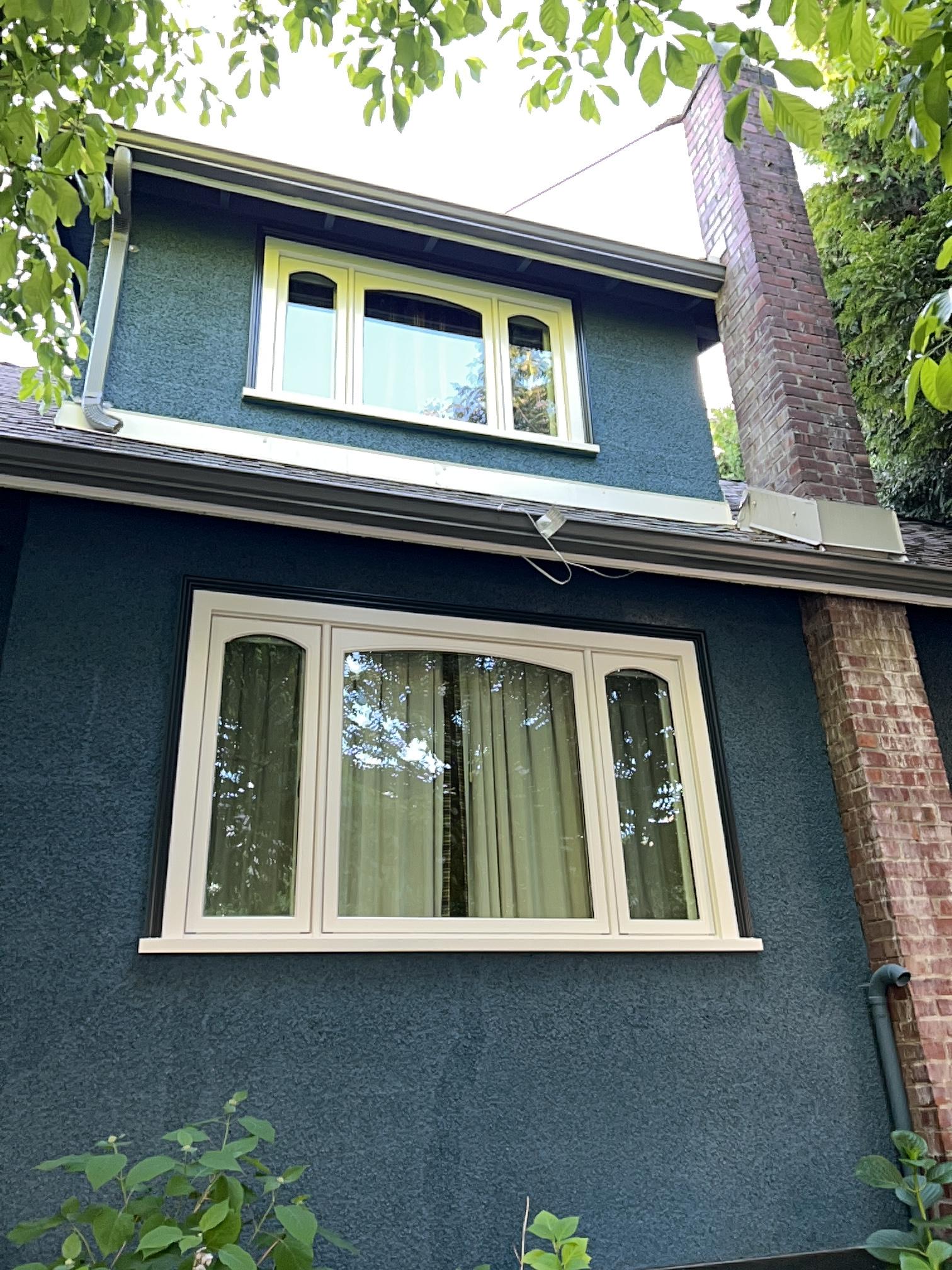 repainted blue heritage house Burnaby ()