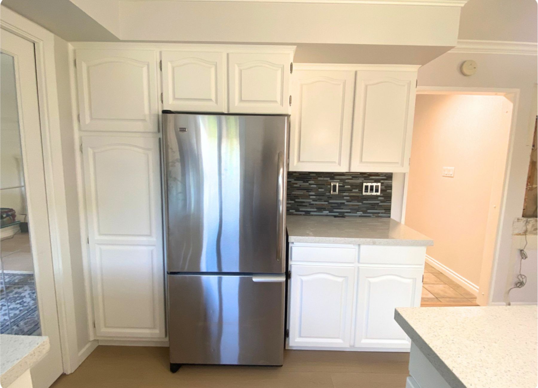 white cabinets repaint after 4 white cabinets repaint after